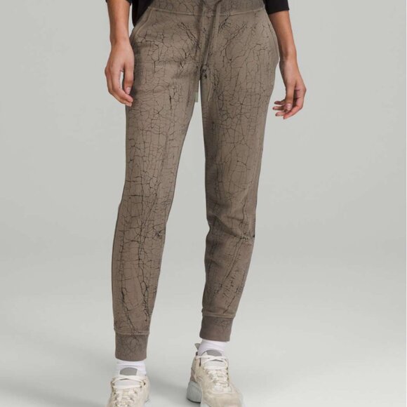 Lululemon Warm Down Jogger *7/8 Length Thread Dye Rover Black - Picture 13 of 16